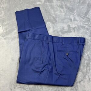 Bonobos Monday Pants Mens 42x28 Blue Straight Fit Chino Dress Workwear New